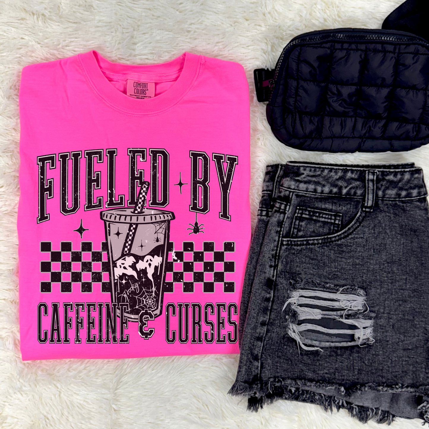 Caffeine & Curses Graphic Tee