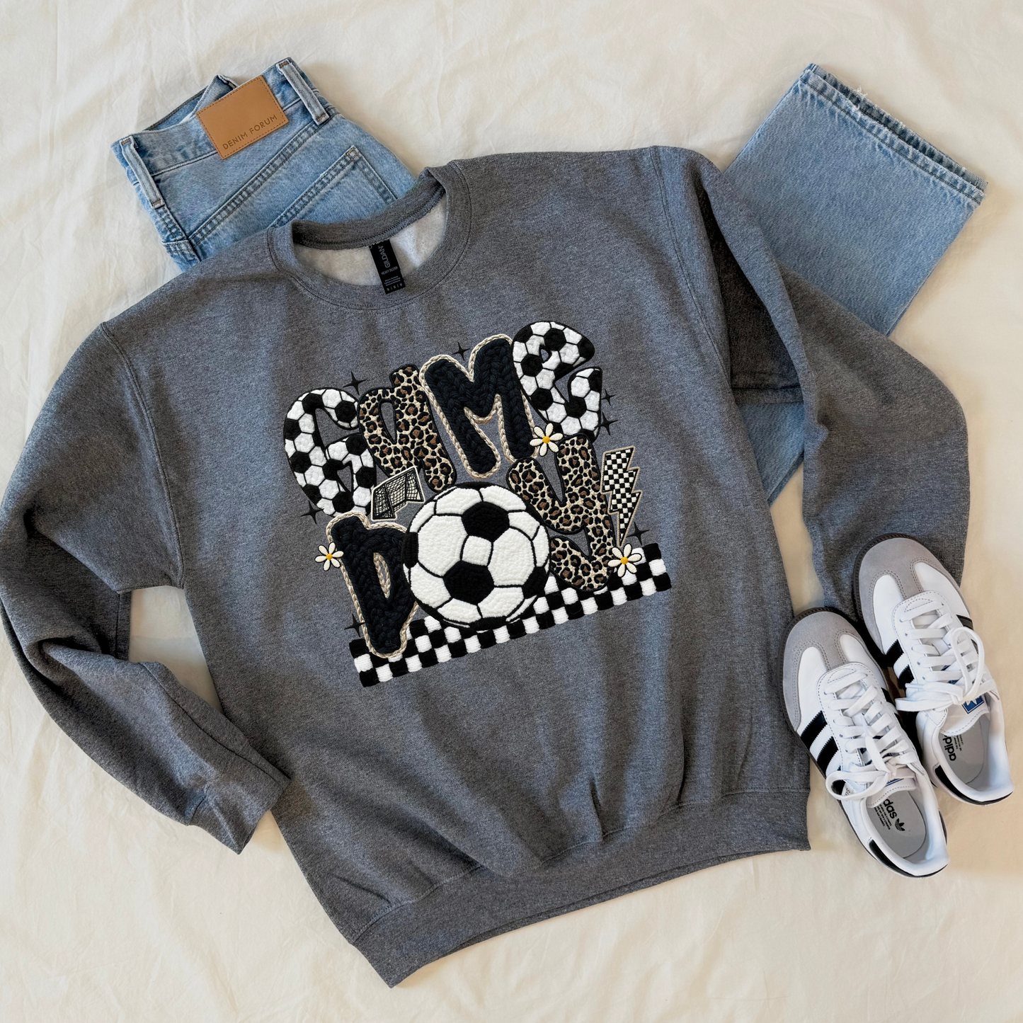 Soccer Gameday Grunge Graphic