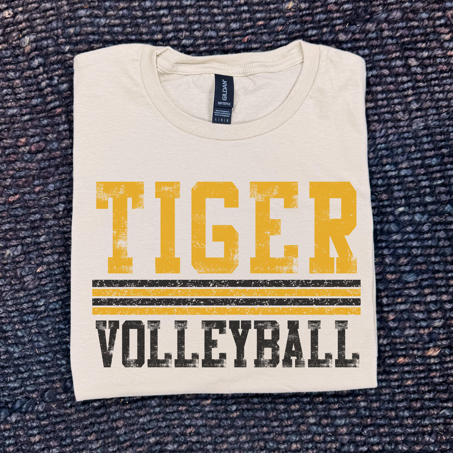 Striped Sport Graphic Tee