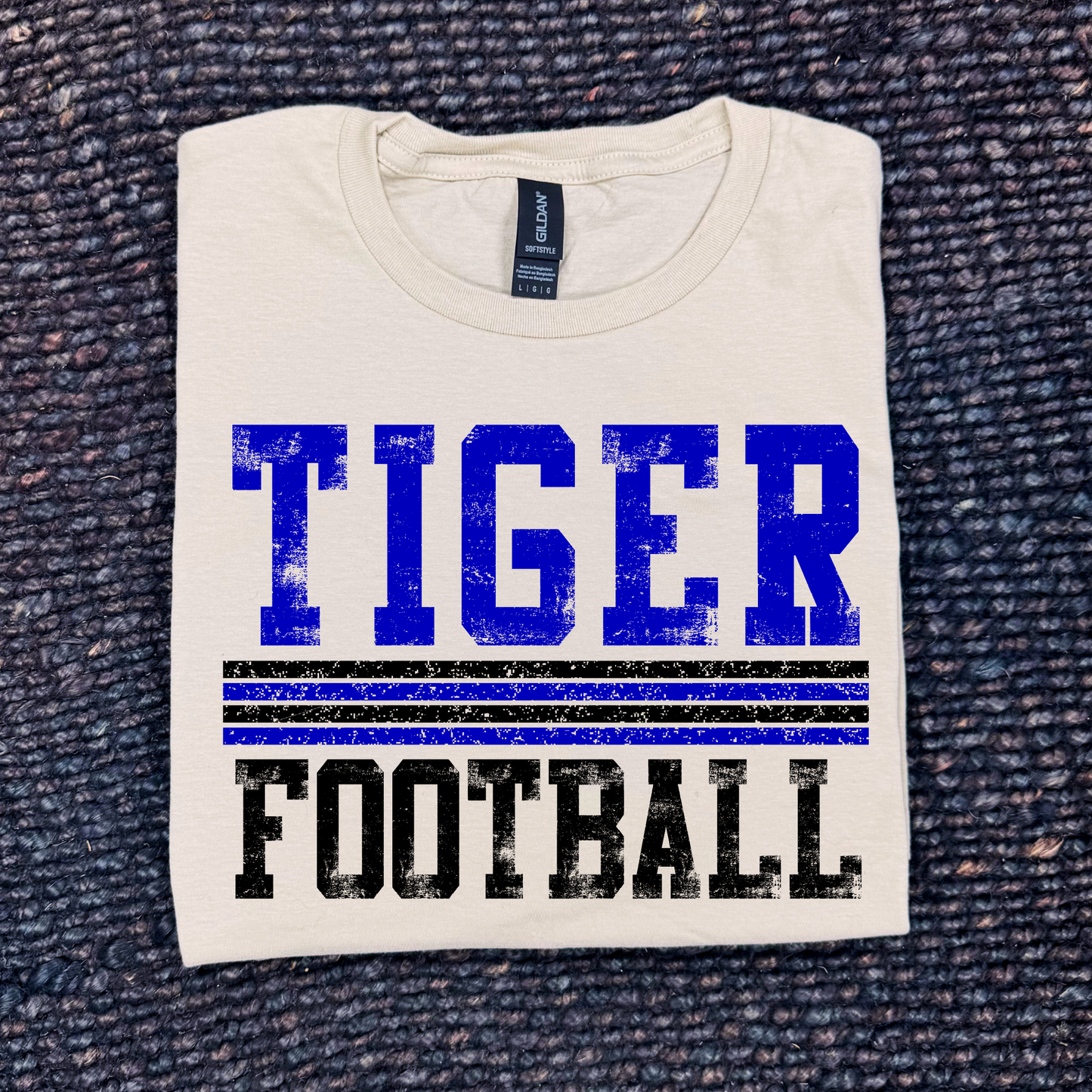 Striped Sport Graphic Tee