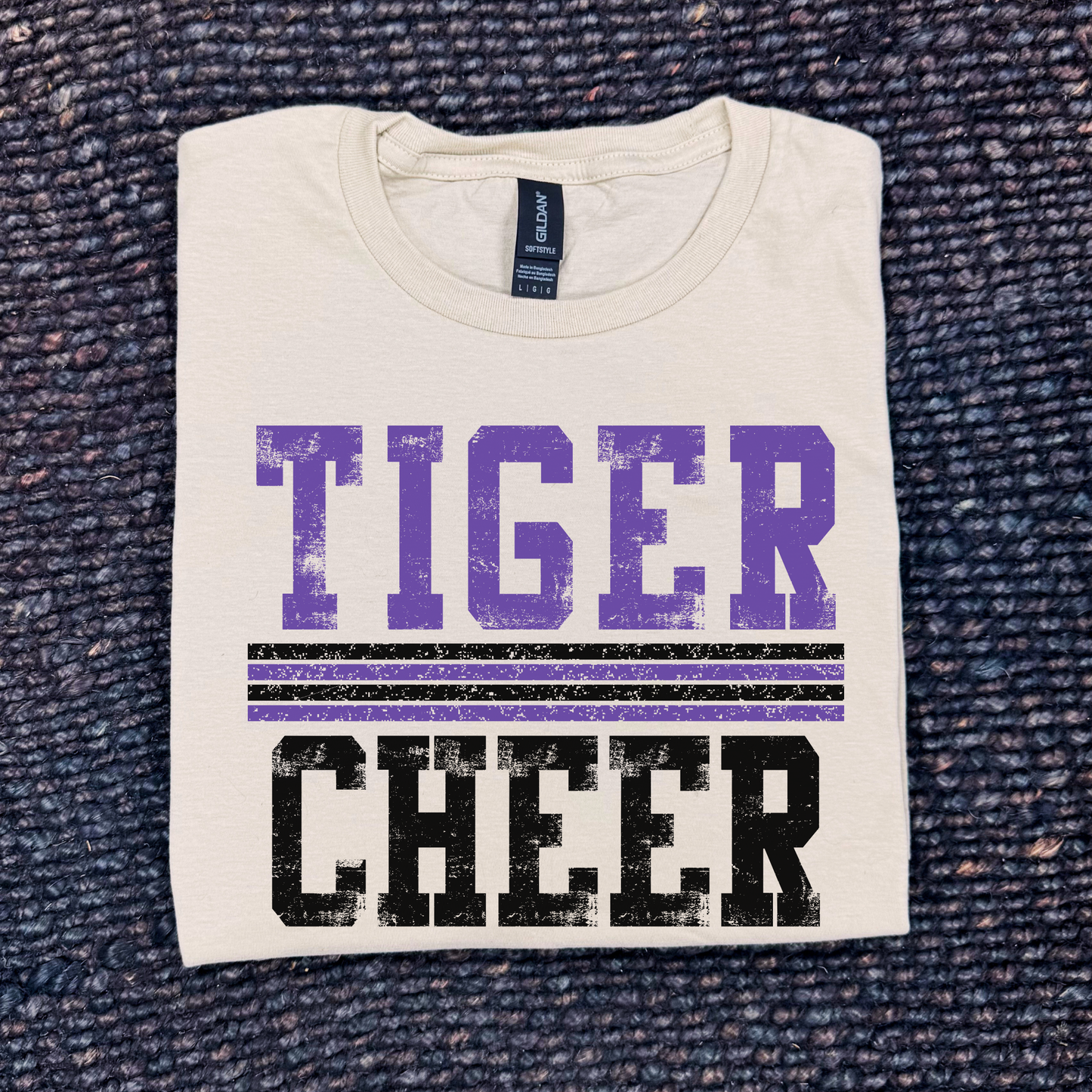 Striped Sport Graphic Tee