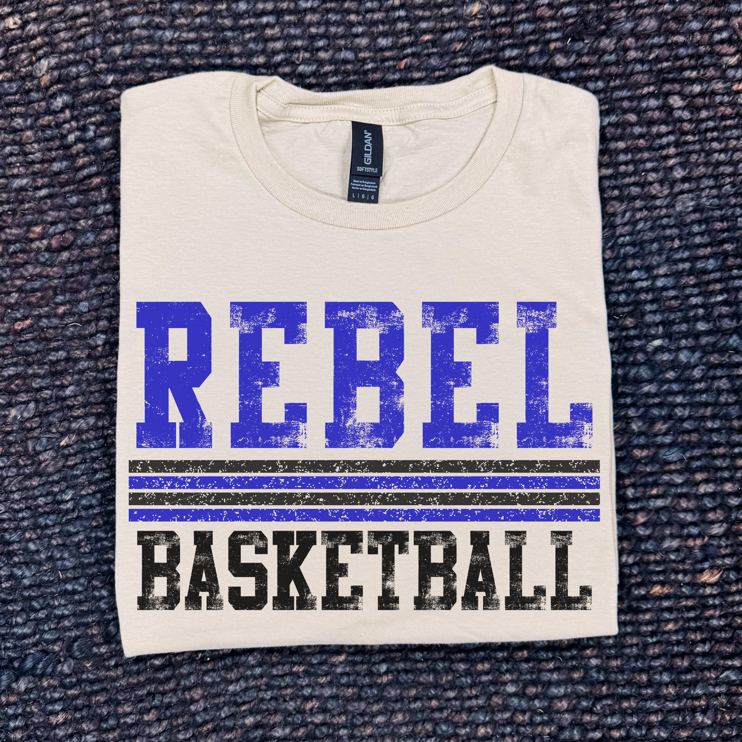 Striped Sport Graphic Tee