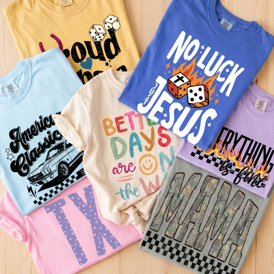 Mystery Comfort Color Tees