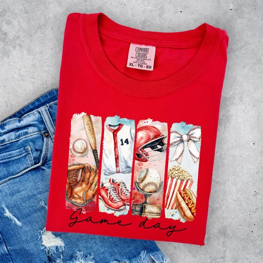 Baseball Watercolor Graphic