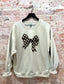 Checkered Bow Sweatshirt