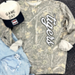 Camo Script Graphic Tee + Sweatshirt- LTD QUANTITIES