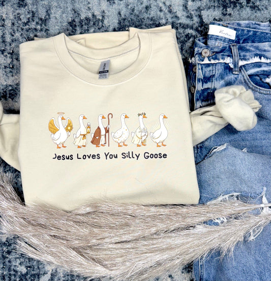 Jesus Loves You Sand Sweatshirt