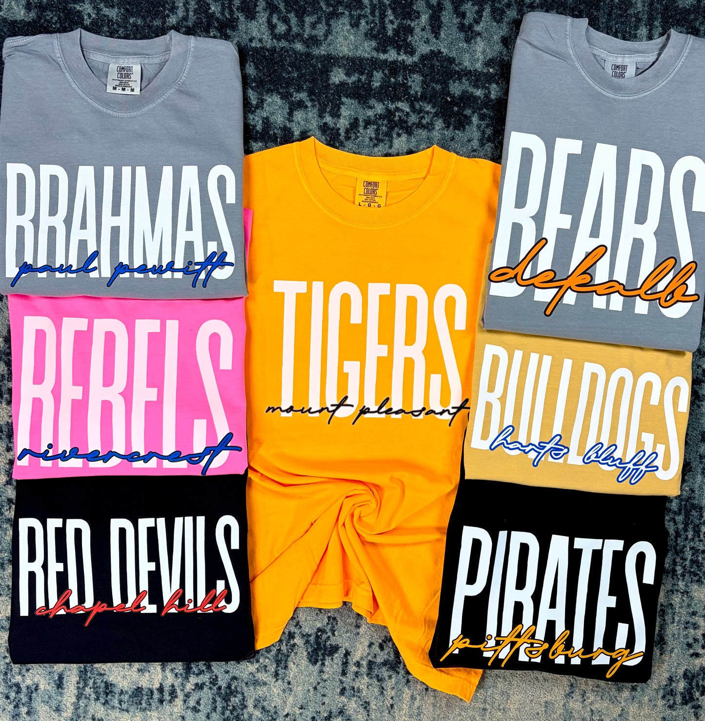 Tall Script Mascot Tee