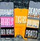 Tall Script Mascot Tee
