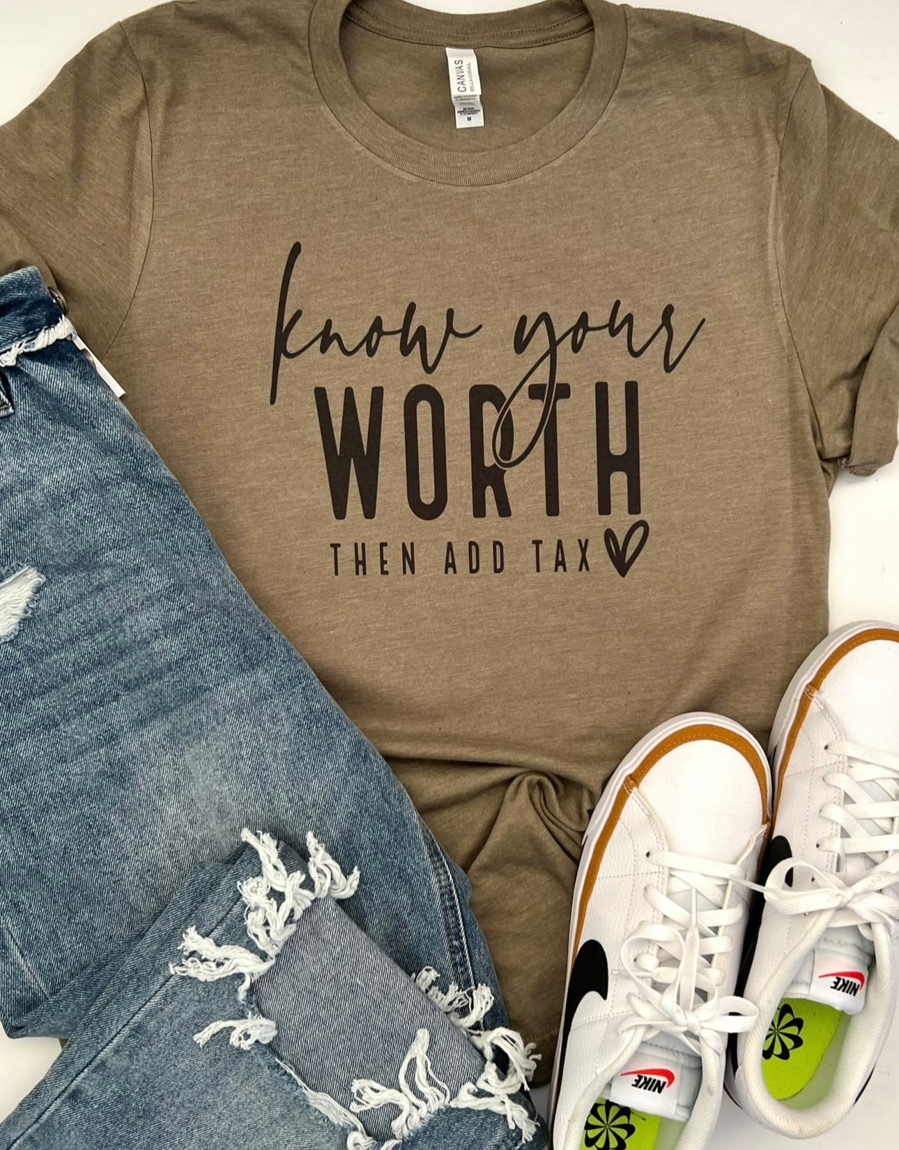 Know your Worth tee