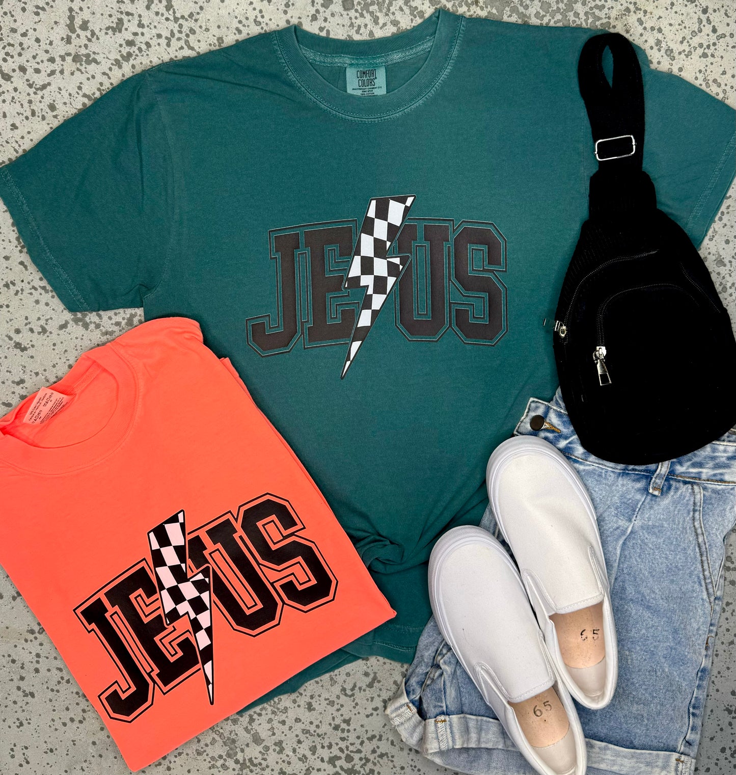 Jesus Lightning tees