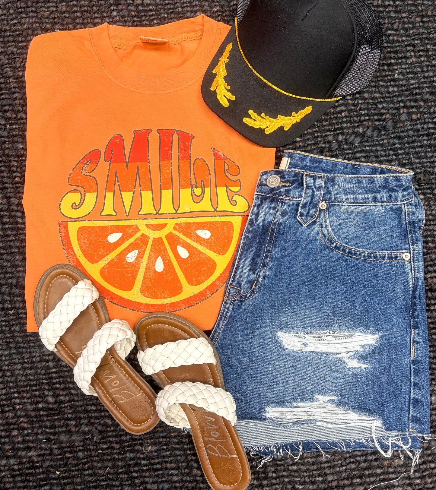 Smile citrus tee