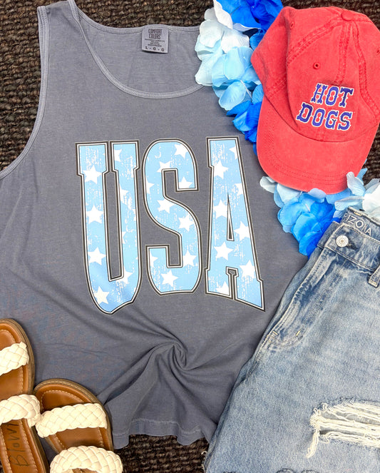 Stars USA tank