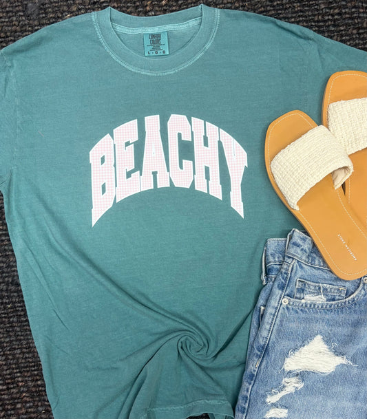 Beachy seersucker tee