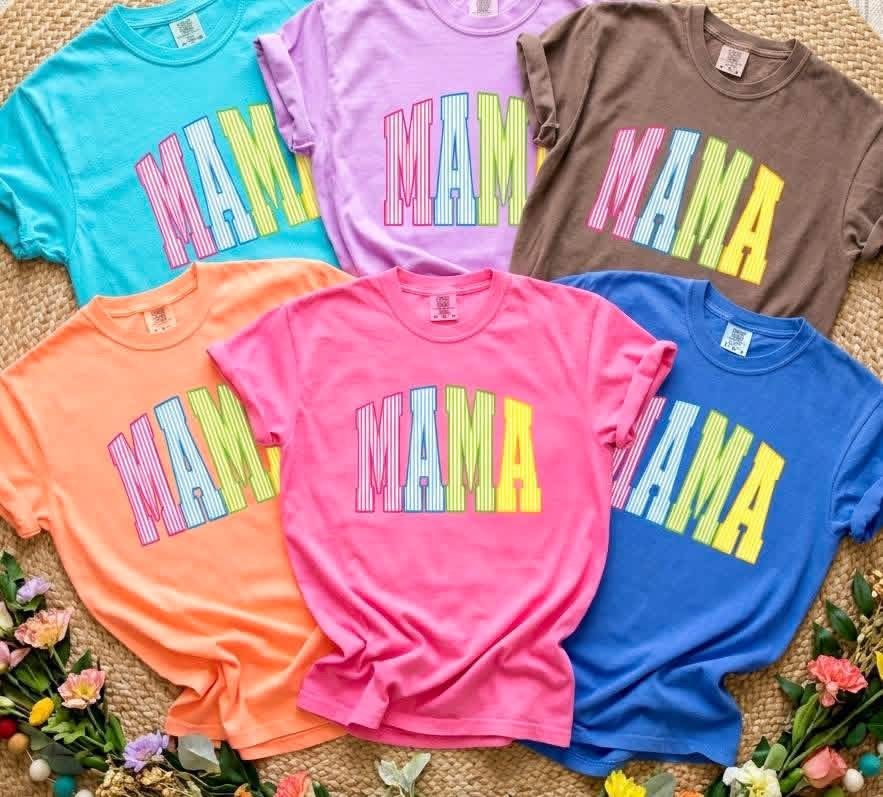 Mama striped mystery tee