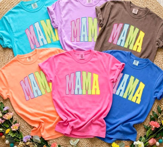 Mama striped mystery tee