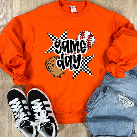 Checkered Star Gameday Graphic