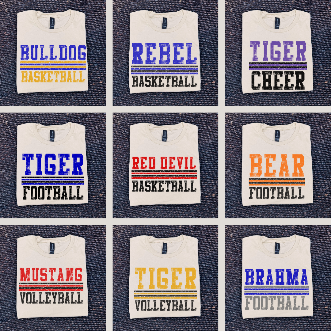 Striped Sport Graphic Tee