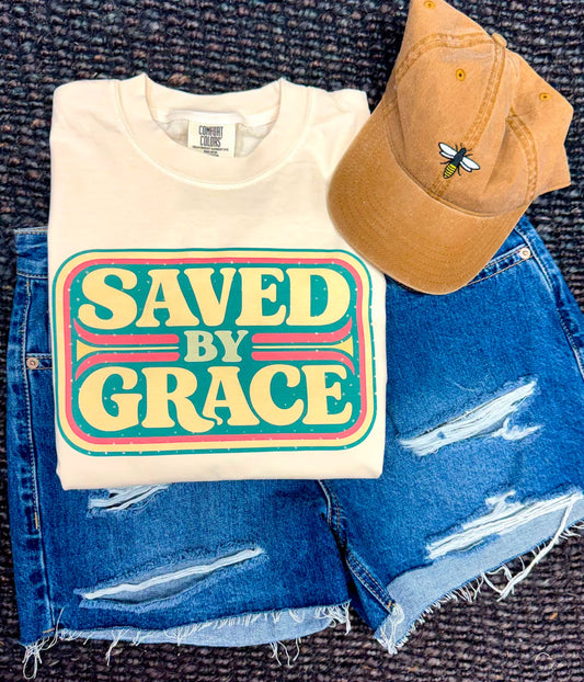 Saved by grace tee
